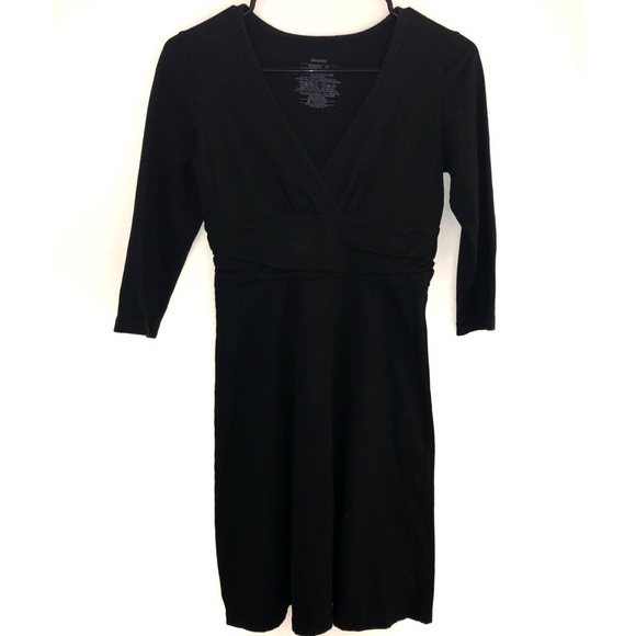 Patagonia Dresses & Skirts - Patagonia Margot 3/4 sleeve black dress xs